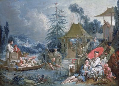 The Chinese Fishermen by François Boucher